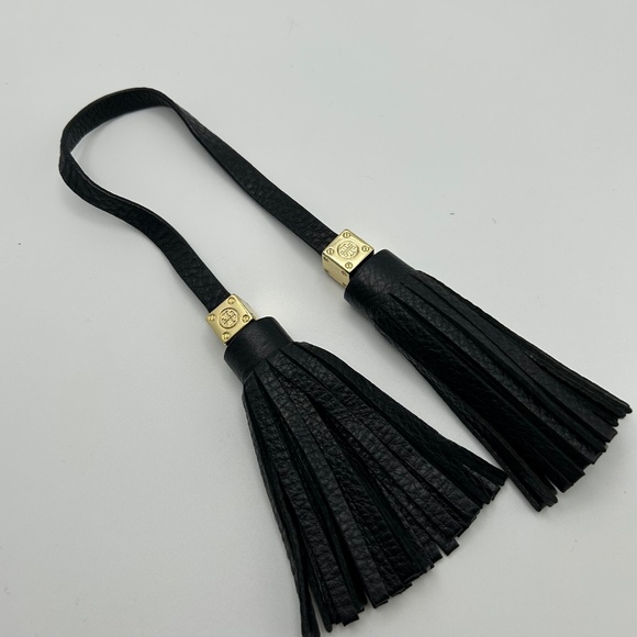 Tory Birch Thea Chain Shoulder Crossbody Black EUC - Picture 7 of 12